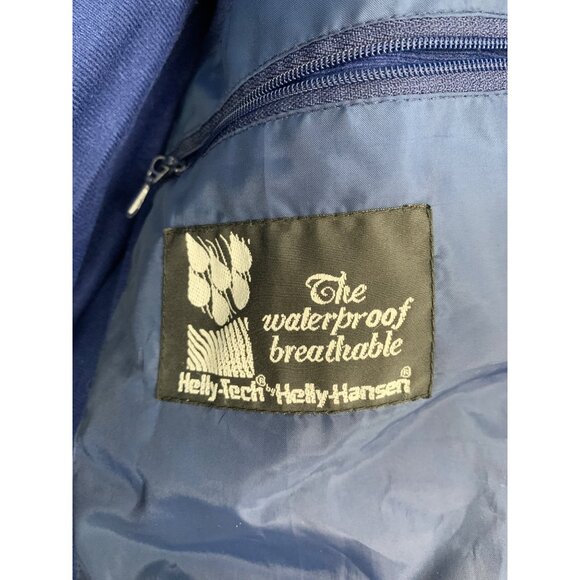 Helly Hansen Mens VTG 90s Waterproof Insulated Parka Teal Purple S RY10367 EUC - Picture 6 of 12
